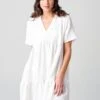 9 Seed Women's Marbella Ruffle Tier Cover-Up Dress
