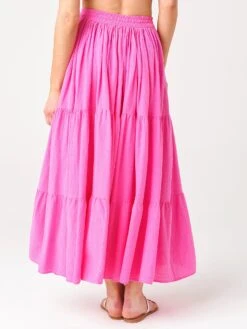 9 Seed Women's Core Cotton Tier Martinique Maxi Skirt 12 9 Seed Women's Core Cotton Tier Martinique Maxi Skirt -Standrews Links Officials Store MARTINIQUE CxPEONYxAlt3 31720572