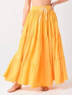 9 Seed Women's Core Cotton Tier Martinique Maxi Skirt 16 9 Seed Women's Core Cotton Tier Martinique Maxi Skirt -Standrews Links Officials Store MARTINIQUE CxSAFFRONxPrimary 35310482