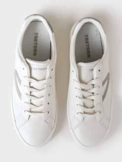 Tretorn Women's Mason2 Sneaker -Standrews Links Officials Store MASON2xNEWWHITELTGREYxAlt3 13904213