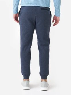 Faherty Brand Men's High Pile Fleece Pant -Standrews Links Officials Store MBH2205xNAVYMELANGExAlt3 84129467