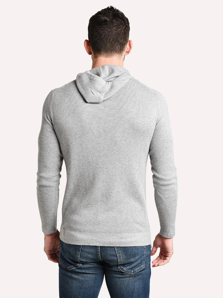 Naadam Cashmere Men's Waffle Stitch Hoodie 3 Naadam Cashmere Men's Waffle Stitch Hoodie - Image 3
