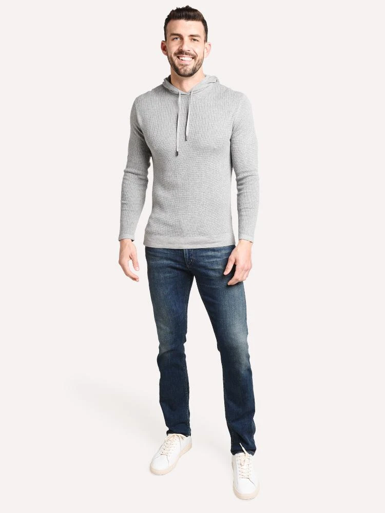 Naadam Cashmere Men's Waffle Stitch Hoodie 4 Naadam Cashmere Men's Waffle Stitch Hoodie - Image 4