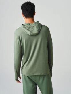 Free Fly Men's Bamboo Crossover Hoody -Standrews Links Officials Store MCO109xDARKOLIVExAlt3 19595517