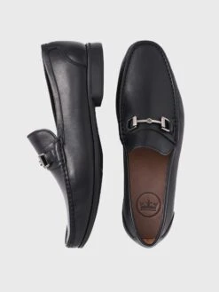 Peter Millar Men's Crown Leather Bit Loafer -Standrews Links Officials Store ME0F51xBLACKxAlt1 38085183