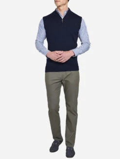 Peter Millar Men's Crown Soft Quarter-Zip Vest -Standrews Links Officials Store ME0S54xNAVYxAlt1 90364714
