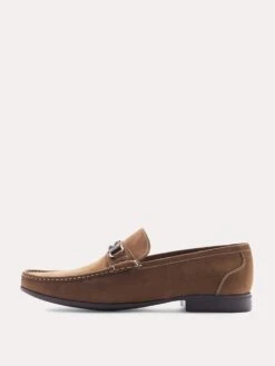 Peter Millar Men's Hyperlight Nubuck Bit Loafer -Standrews Links Officials Store MF19F52 CHOCOLATEalt1