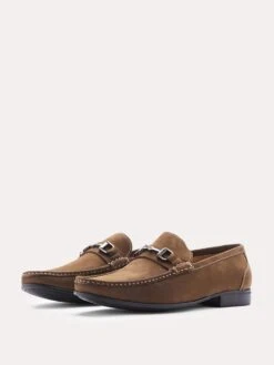 Peter Millar Men's Hyperlight Nubuck Bit Loafer -Standrews Links Officials Store MF19F52 CHOCOLATEalt3