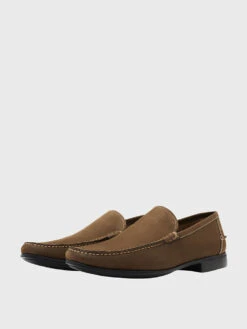 Peter Millar Crown Men's NuBuck Venetian Loafer -Standrews Links Officials Store MF20F55xARMYxAlt2 16580991