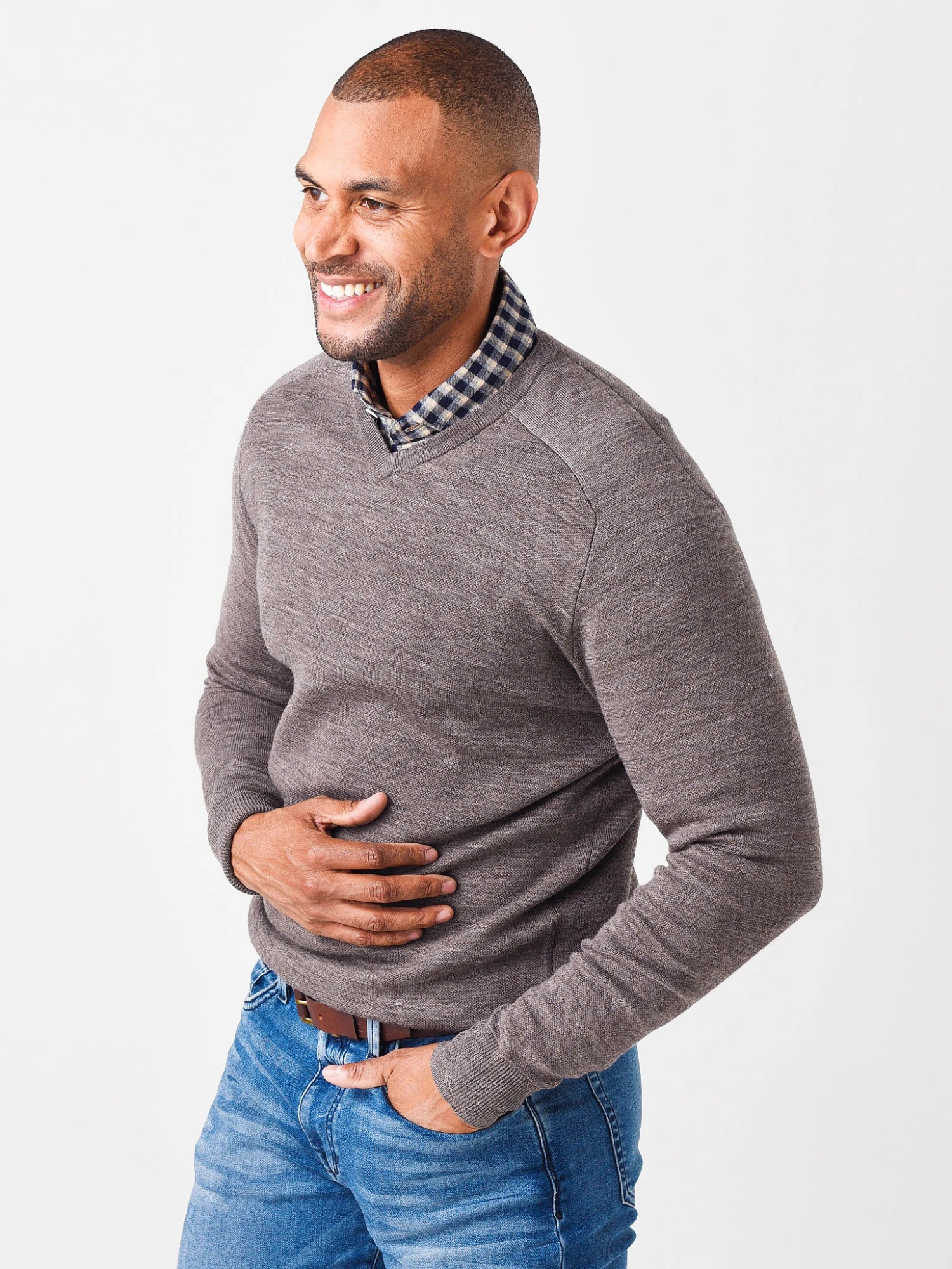 Peter Millar Men's Crown Crafted Interlock V-Neck Sweater 7 Peter Millar Men's Crown Crafted Interlock V-Neck Sweater - Image 7