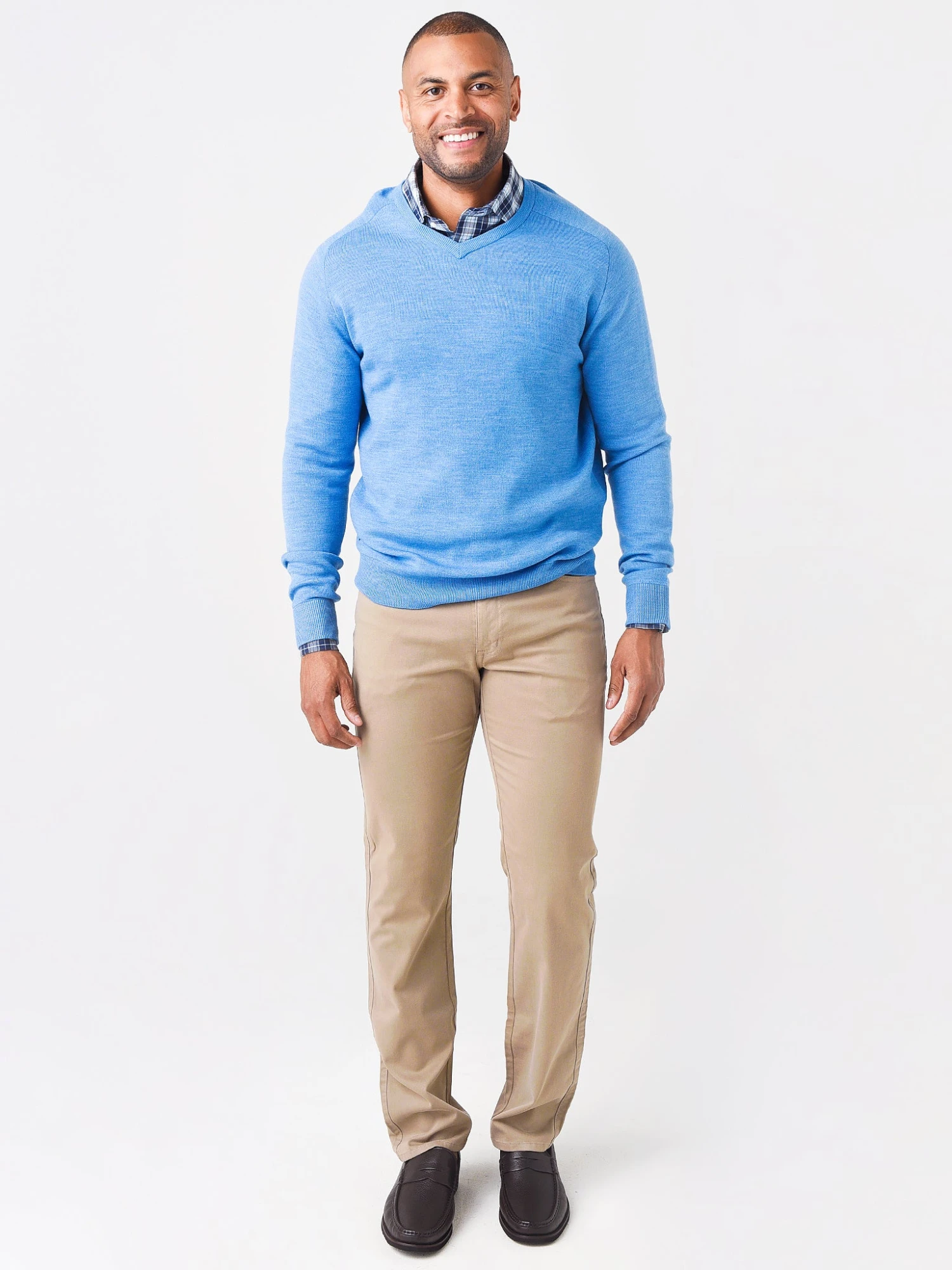 Peter Millar Men's Crown Crafted Interlock V-Neck Sweater 10 Peter Millar Men's Crown Crafted Interlock V-Neck Sweater - Image 10