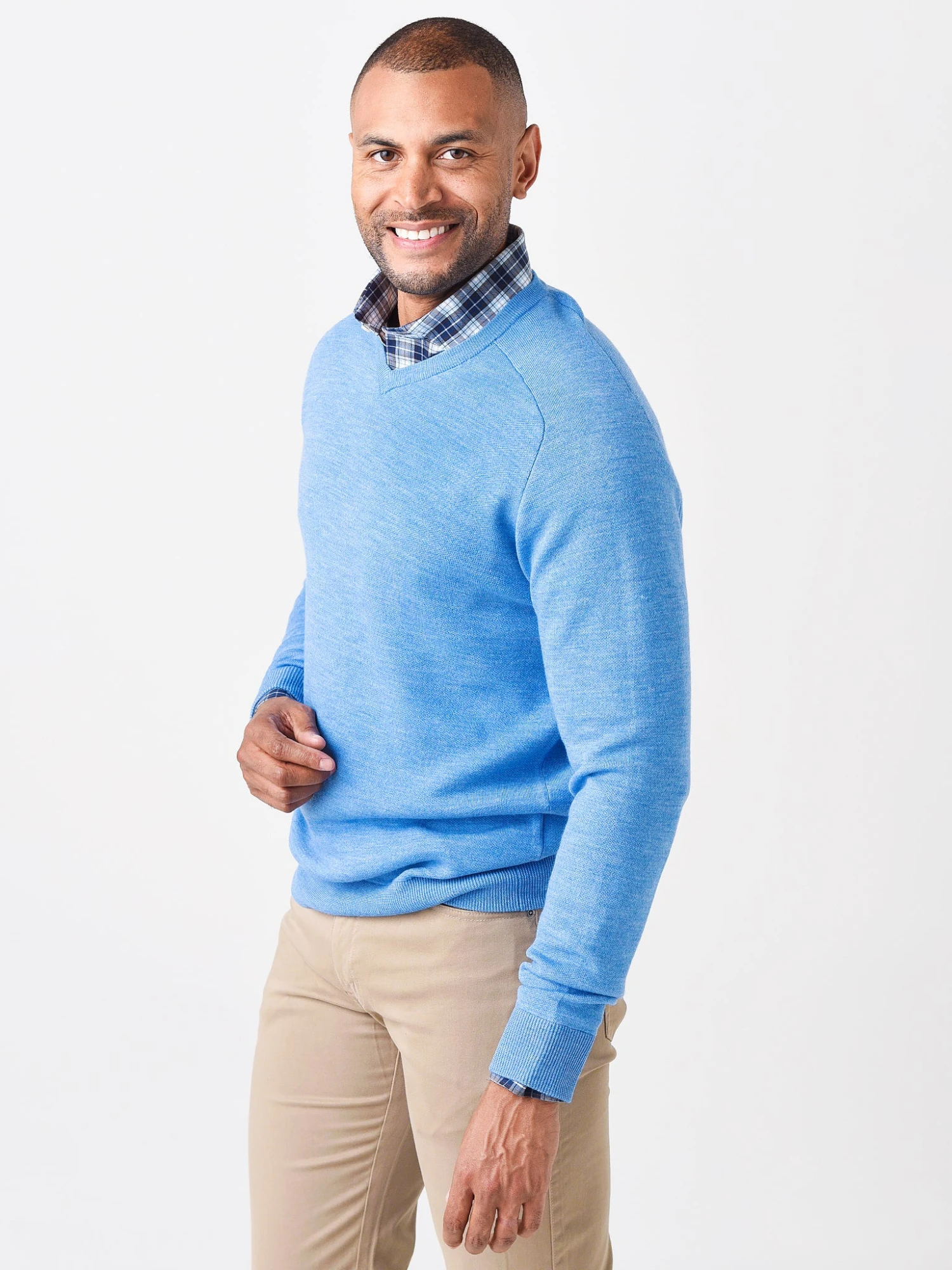 Peter Millar Men's Crown Crafted Interlock V-Neck Sweater 11 Peter Millar Men's Crown Crafted Interlock V-Neck Sweater - Image 11