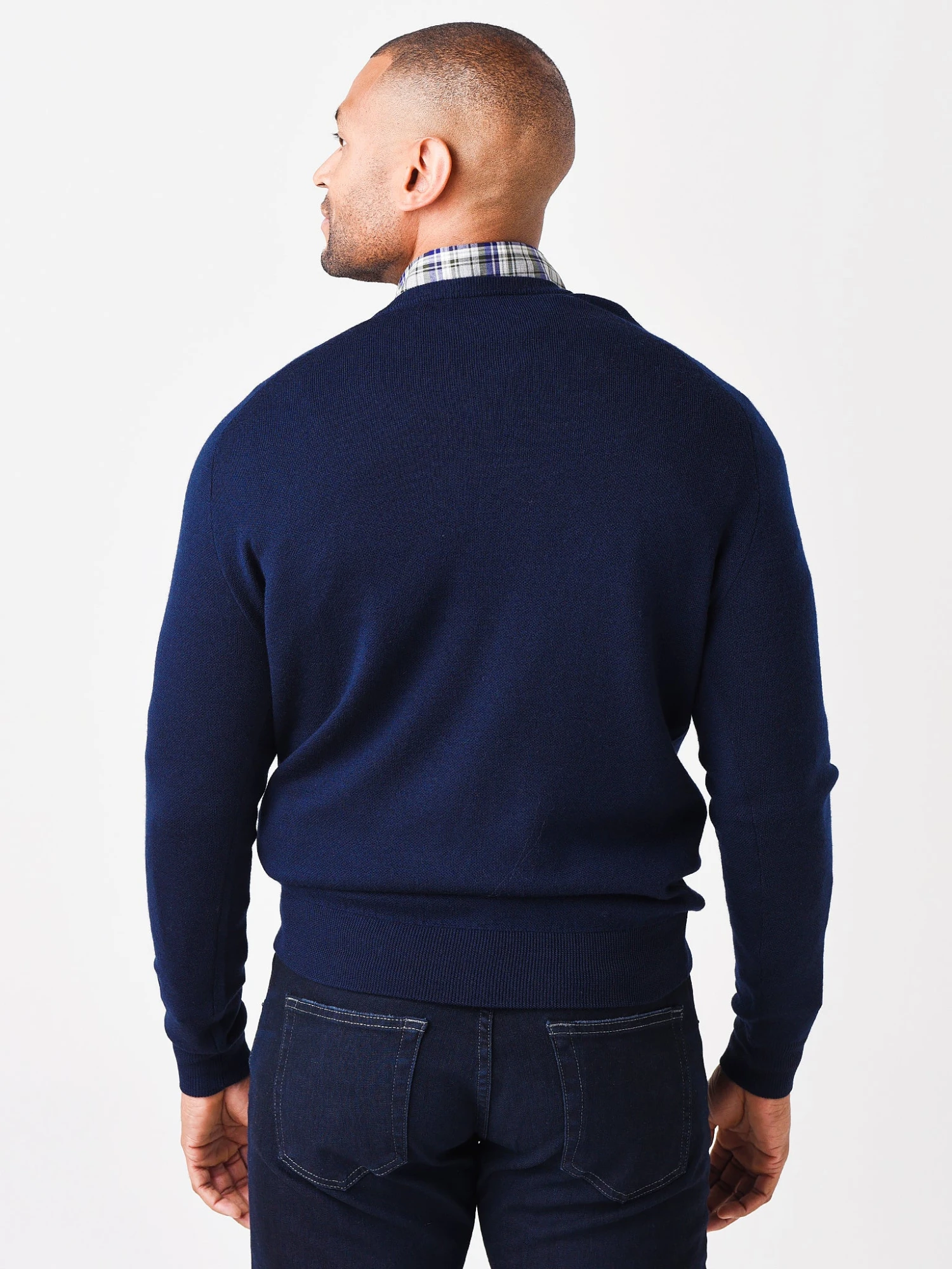 Peter Millar Men's Crown Crafted Interlock V-Neck Sweater 4 Peter Millar Men's Crown Crafted Interlock V-Neck Sweater - Image 4