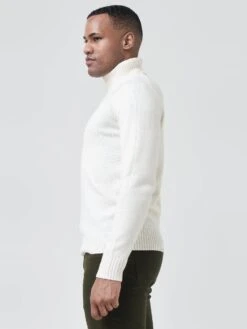 Peter Millar Collection Men's Alpine Turtleneck Sweater -Standrews Links Officials Store MF21RS10xSNOWDRIFTxAlt2 54414542