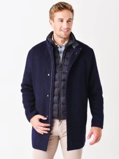 Peter Millar Crown Men's Flex-Fleece City Coat