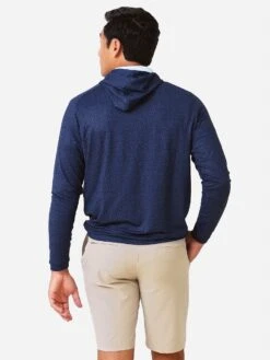 Peter Millar Crown Sport Men's Pine Fractured Skulls Performance Hoodie -Standrews Links Officials Store MF22EK45AxNAVYxAlt3 74099757