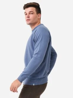 Peter Millar Crown Men's Lava Wash Crew -Standrews Links Officials Store MF22K44xSTORMBLUExAlt2 79196129