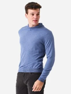 Peter Millar Crown Crafted Men's Excursionist Flex Popover Hoodie -Standrews Links Officials Store MF22XS08xSTARDUSTxAlt2 80761966