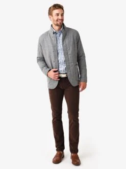 Peter Millar Crown Crafted Men's Alpine Wool Quilted Blazer -Standrews Links Officials Store MF22XZ63xNICKELxAlt2 81126024