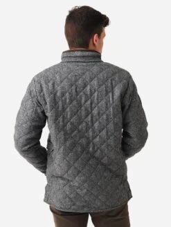 Peter Millar Crown Men's Suffolk Quilted Wool Travel Coat 9 Peter Millar Crown Men's Suffolk Quilted Wool Travel Coat -Standrews Links Officials Store MF22Z08xGALEGREYxAlt4 80759466