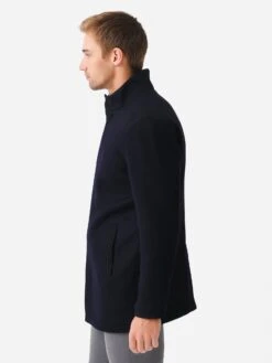 Peter Millar Men's Crown Flex Fleece City Coat -Standrews Links Officials Store MF22Z22xNAVYxAlt2 82341965