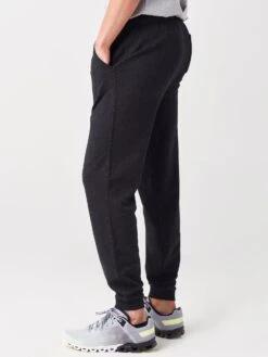 Free Fly Men's Bamboo Heritage Fleece Jogger -Standrews Links Officials Store MHJxHEATHERBLACKxAlt2 47247871