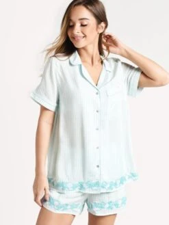 J. Marie Micaela Pajama Top 9 J. Marie Micaela Pajama Top -Standrews Links Officials Store MICAELATOP MINT MINTEMB 5dbe6f48 fb54 4505 a1b1 e77795e8118f