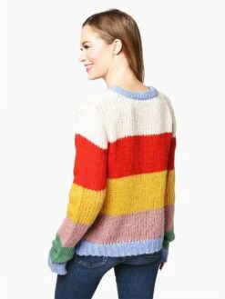 English Factory Knit Sweater -Standrews Links Officials Store MK765T MULTIalt2