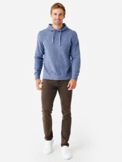 Faherty Brand Men's Legend Sweater Hoodie -Standrews Links Officials Store MKC0101xGLACIERBLUETWILLxAlt2 81366032