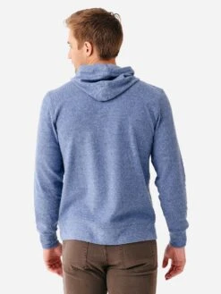 Faherty Brand Men's Legend Sweater Hoodie -Standrews Links Officials Store MKC0101xGLACIERBLUETWILLxAlt4 81366035