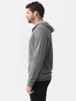 Faherty Brand Men's Cloud Reversible Zip Hoodie -Standrews Links Officials Store MKH2224xMEDIUMGREYHEATHERLIGHTBLUEHEATHERxAlt3 82495010