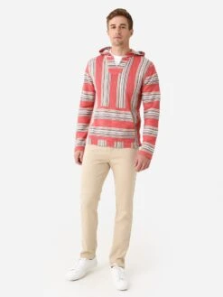 Faherty Brand Men's Biarritz Hoodie -Standrews Links Officials Store MKS2319xBERRYRIVERSTRIPExAlt2 92172029