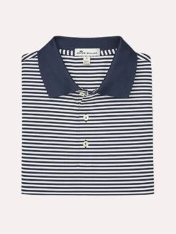 Peter Millar Men's Competition Stripe Stretch Jersey Polo