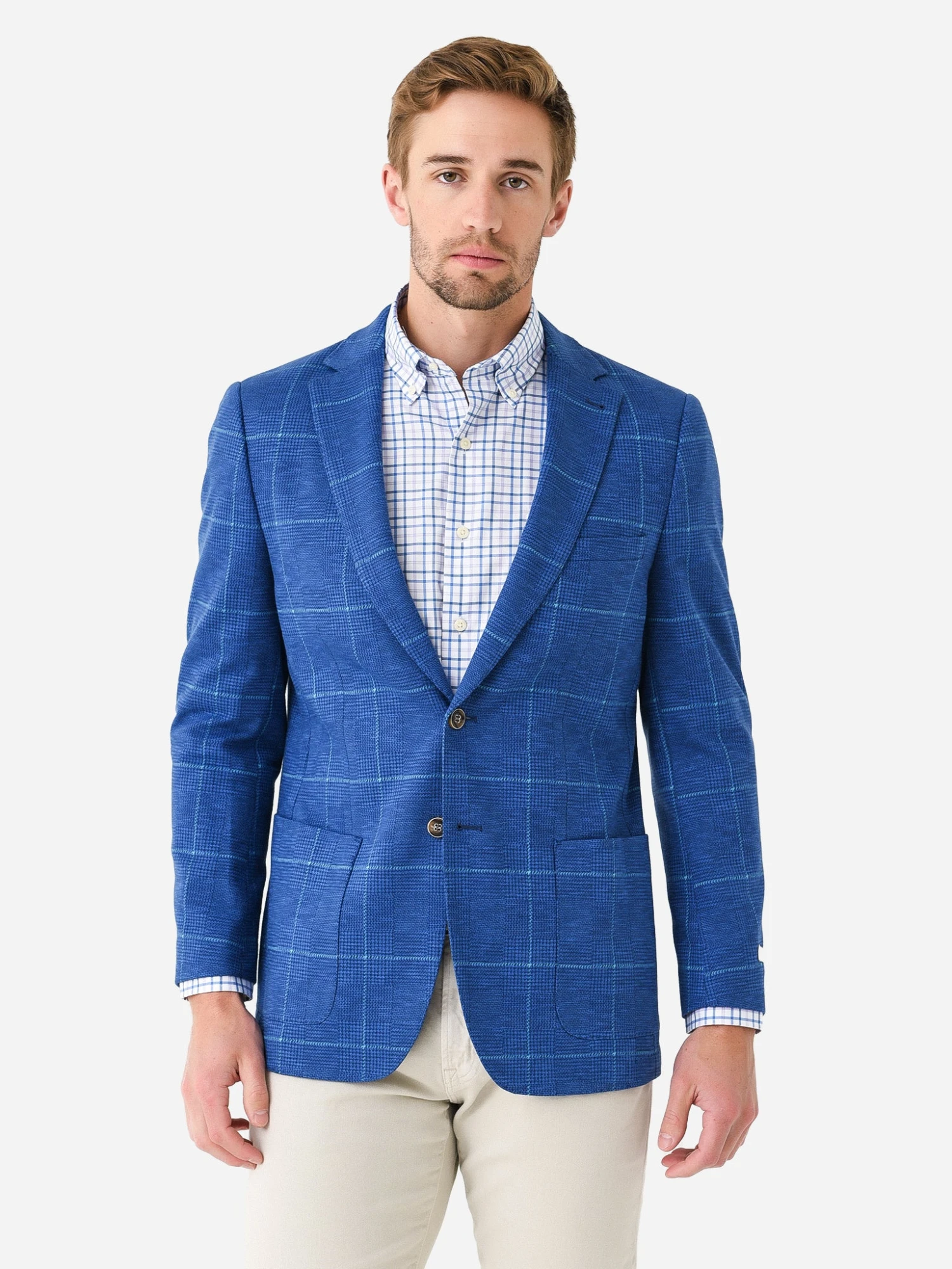 Peter Millar Crown Men's Islip Houndstooth Pane Soft Jacket 3 Peter Millar Crown Men's Islip Houndstooth Pane Soft Jacket - Image 3