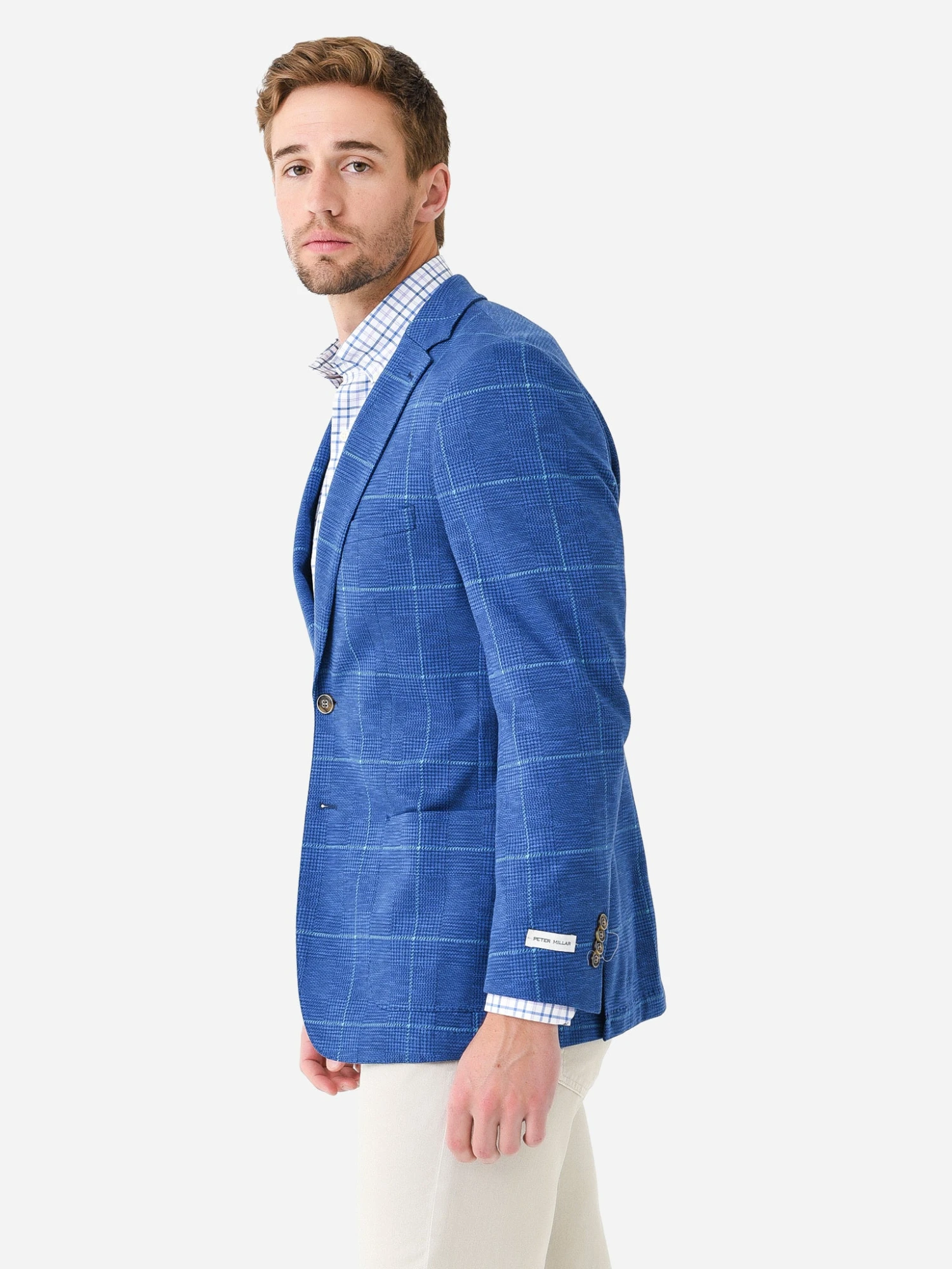 Peter Millar Crown Men's Islip Houndstooth Pane Soft Jacket 5 Peter Millar Crown Men's Islip Houndstooth Pane Soft Jacket - Image 5