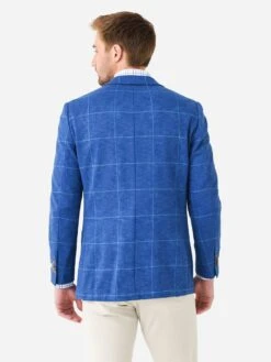 Peter Millar Crown Men's Islip Houndstooth Pane Soft Jacket 11 Peter Millar Crown Men's Islip Houndstooth Pane Soft Jacket -Standrews Links Officials Store MS23J01xATLANTICBLUExAlt5 93137165
