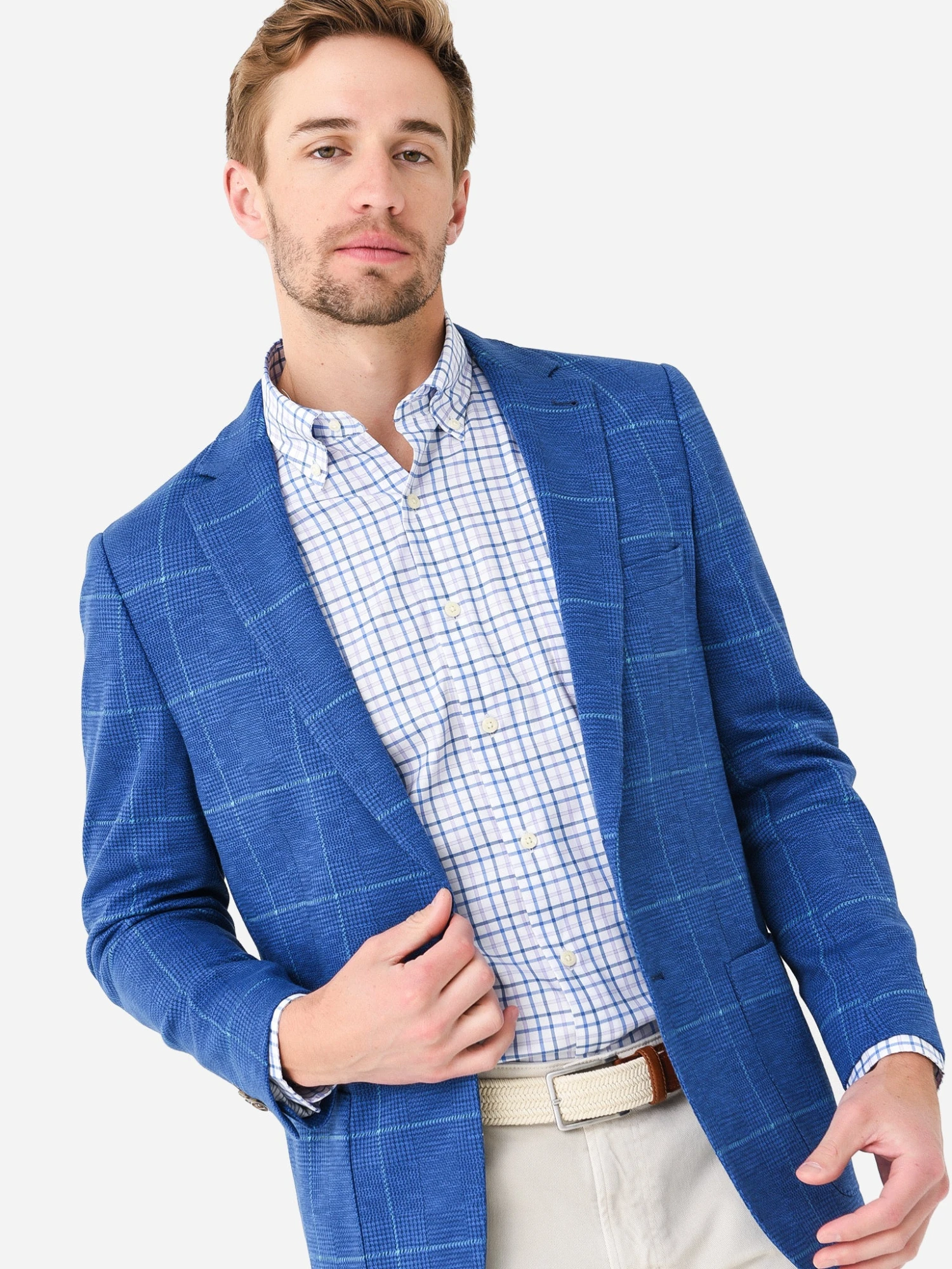 Peter Millar Crown Men's Islip Houndstooth Pane Soft Jacket 1 Peter Millar Crown Men's Islip Houndstooth Pane Soft Jacket