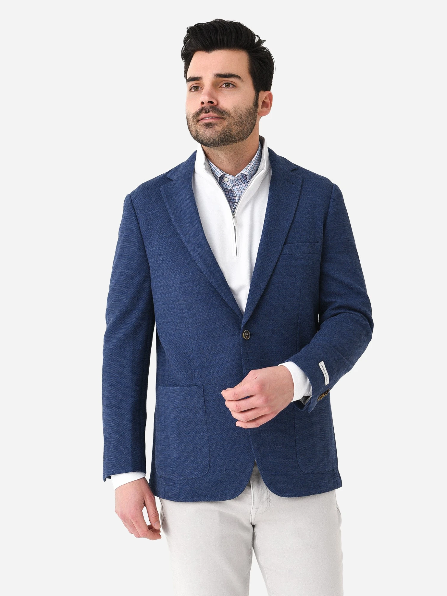 Peter Millar Crown Men's Brook Jersey Soft Jacket 1 Peter Millar Crown Men's Brook Jersey Soft Jacket