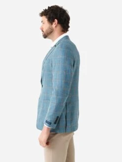 Peter Millar Crown Crafted Men's Bern Windowpane Soft Jacket 10 Peter Millar Crown Crafted Men's Bern Windowpane Soft Jacket -Standrews Links Officials Store MS23XJ02xSTAINEDGLASSxAlt4 92675074