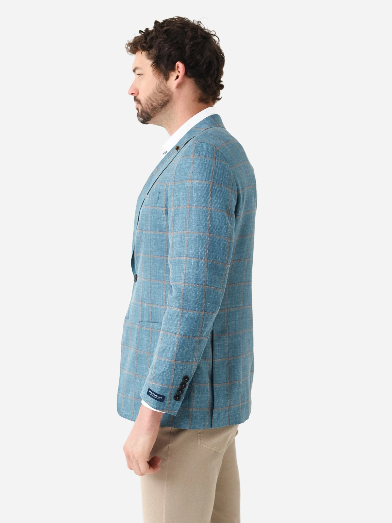 Peter Millar Crown Crafted Men's Bern Windowpane Soft Jacket 5 Peter Millar Crown Crafted Men's Bern Windowpane Soft Jacket - Image 5