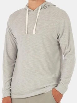 Free Fly Men's Bamboo Slub Hoodie -Standrews Links Officials Store MSHxHarborGreyxPrimary 27910329