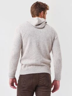 Faherty Brand Men's Cashmere Wool Marled Hoodie -Standrews Links Officials Store MYH2112xOATMEALMARLxAlt3 54057457