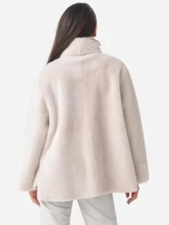 Suprema Women's Merinillo Soft Shearling Jacket -Standrews Links Officials Store N006 106xGHIACCIOxAlt3 88290993