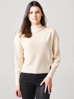 525 Women's Bishop Sleeve Mockneck Sweater