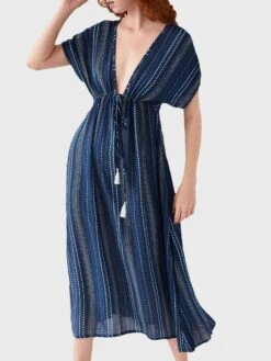 Cool Change Women's Olivia Caftan Horizon Stripe