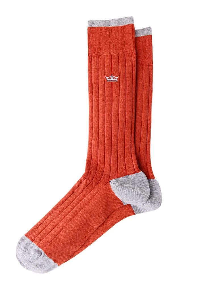 Peter Millar Crown Men's Crown Ribbed Solid Dress Sock 11 Peter Millar Crown Men's Crown Ribbed Solid Dress Sock - Image 11