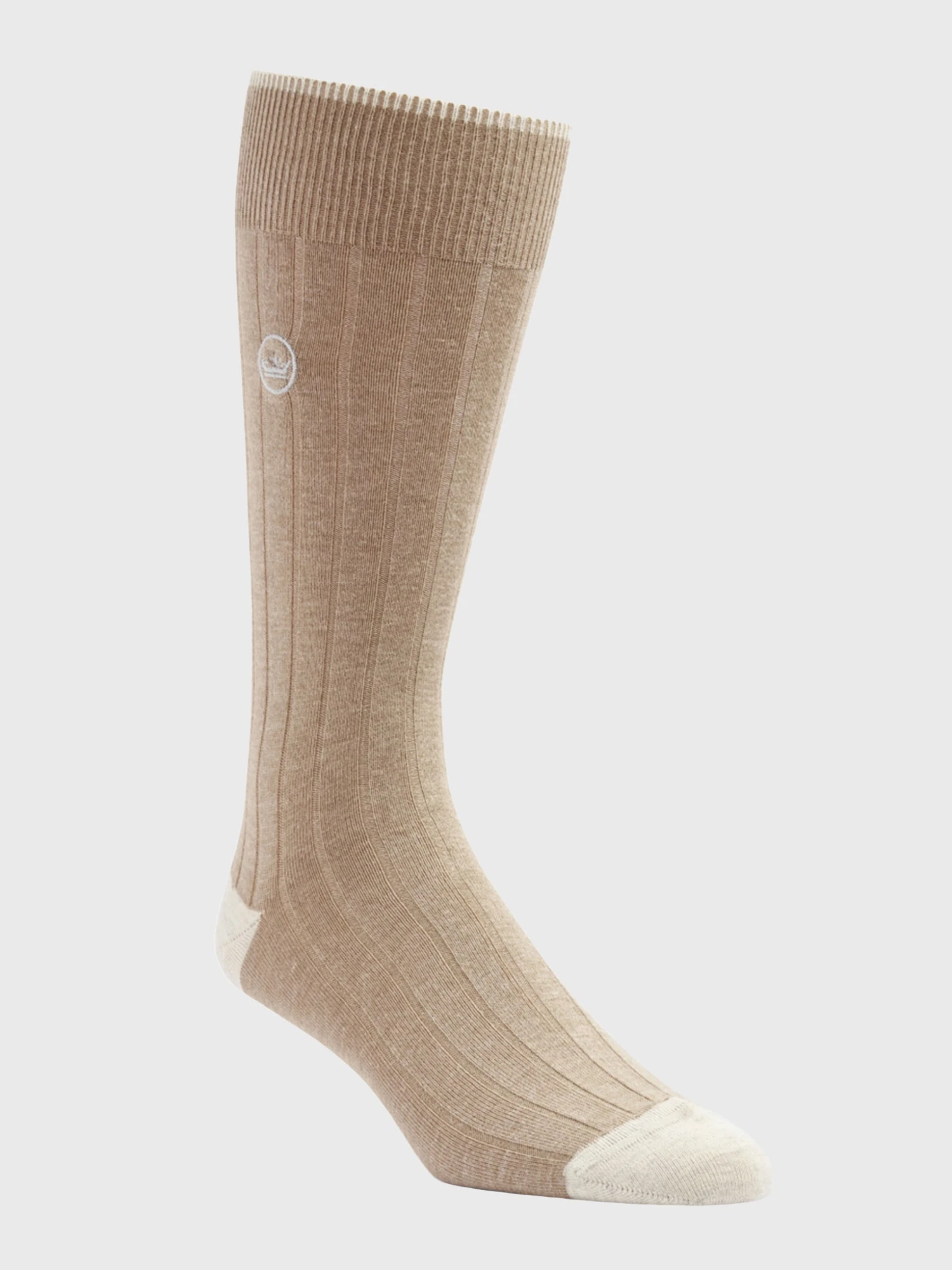 Peter Millar Crown Men's Crown Ribbed Solid Dress Sock 1 Peter Millar Crown Men's Crown Ribbed Solid Dress Sock