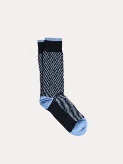Peter Millar Men's Tee Stripe Sock -Standrews Links Officials Store P8085 NAVY