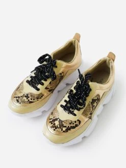 Yosi Samra Women's Palmer Sneaker -Standrews Links Officials Store PALMERxNATURALSNAKExAlt2 73503332