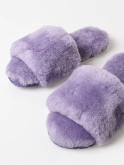 Pissenlit Women's Sheepskin Fuzzy Slipper